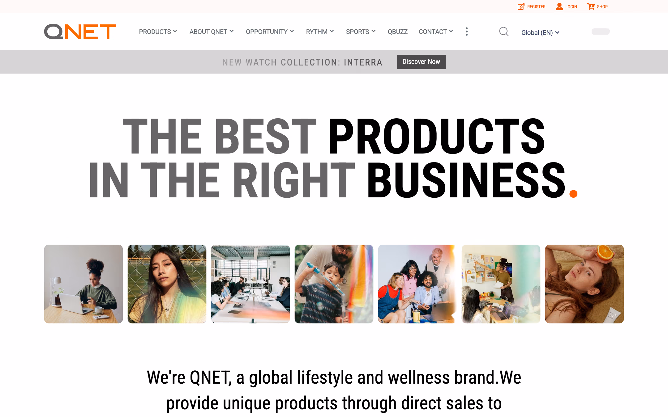 QNET — desktop